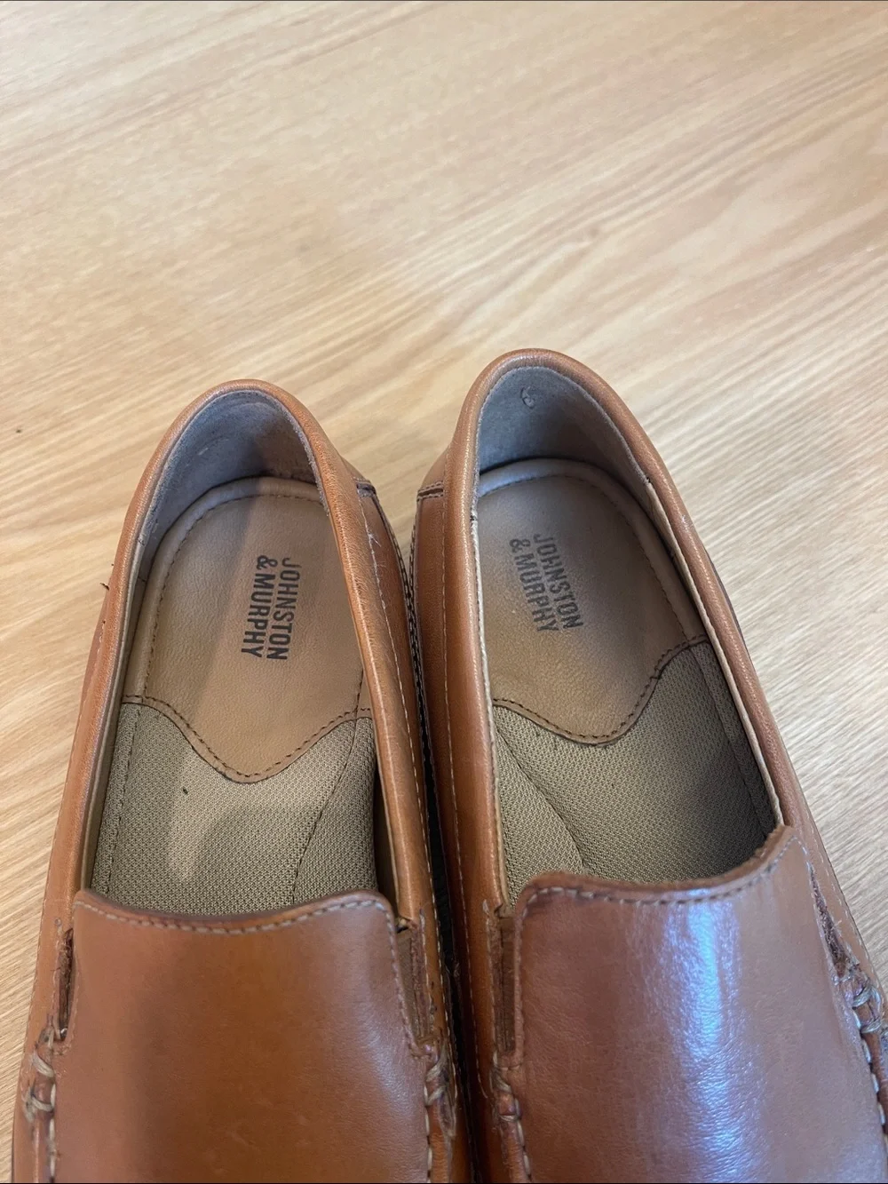 Boys' Johnston & Murphy Locklin Leather Venetian Loafers (Youth) 4